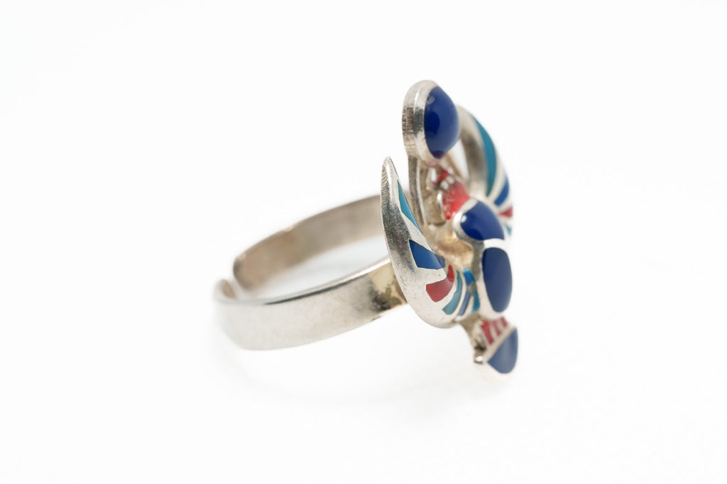 Solar Winged Scarab Ring