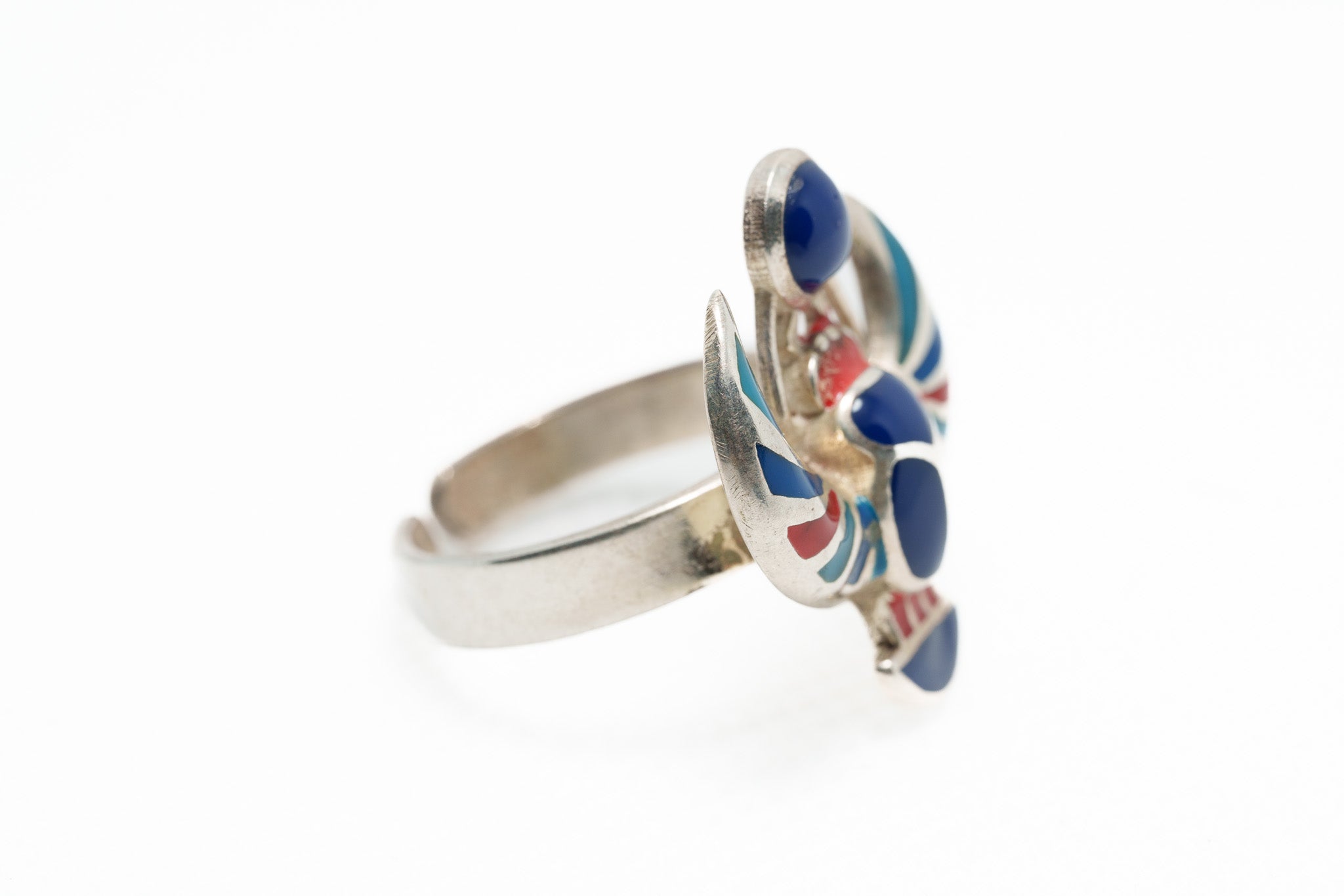 Solar Winged Scarab Ring