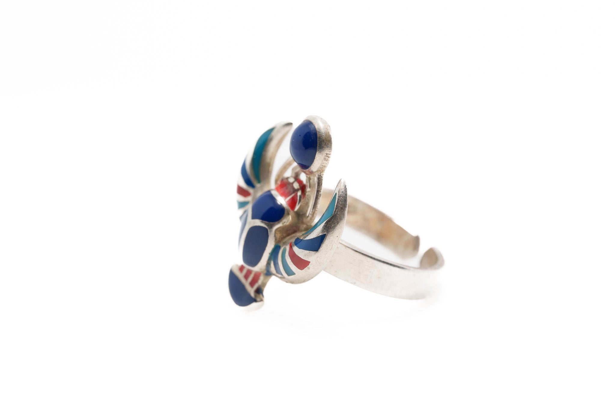 Solar Winged Scarab Ring