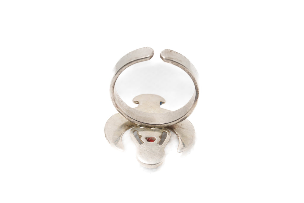 Solar Winged Scarab Ring