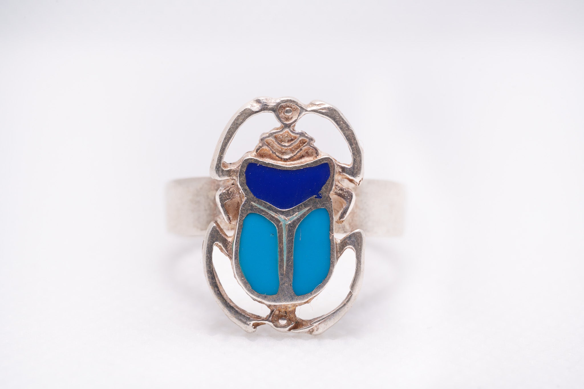 Royal Scarab Guardian Ring