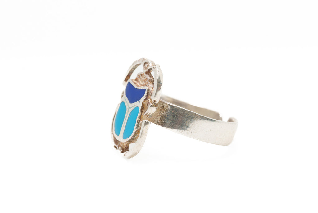 Royal Scarab Guardian Ring