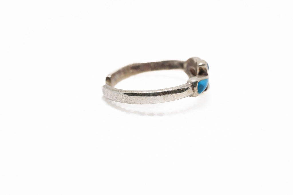 Dual-Blue Ankh of Vitality Ring