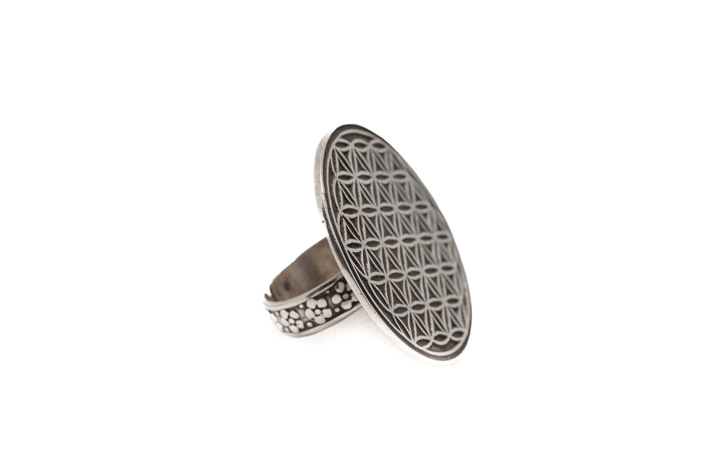 The Eternal Flower of Life Ring