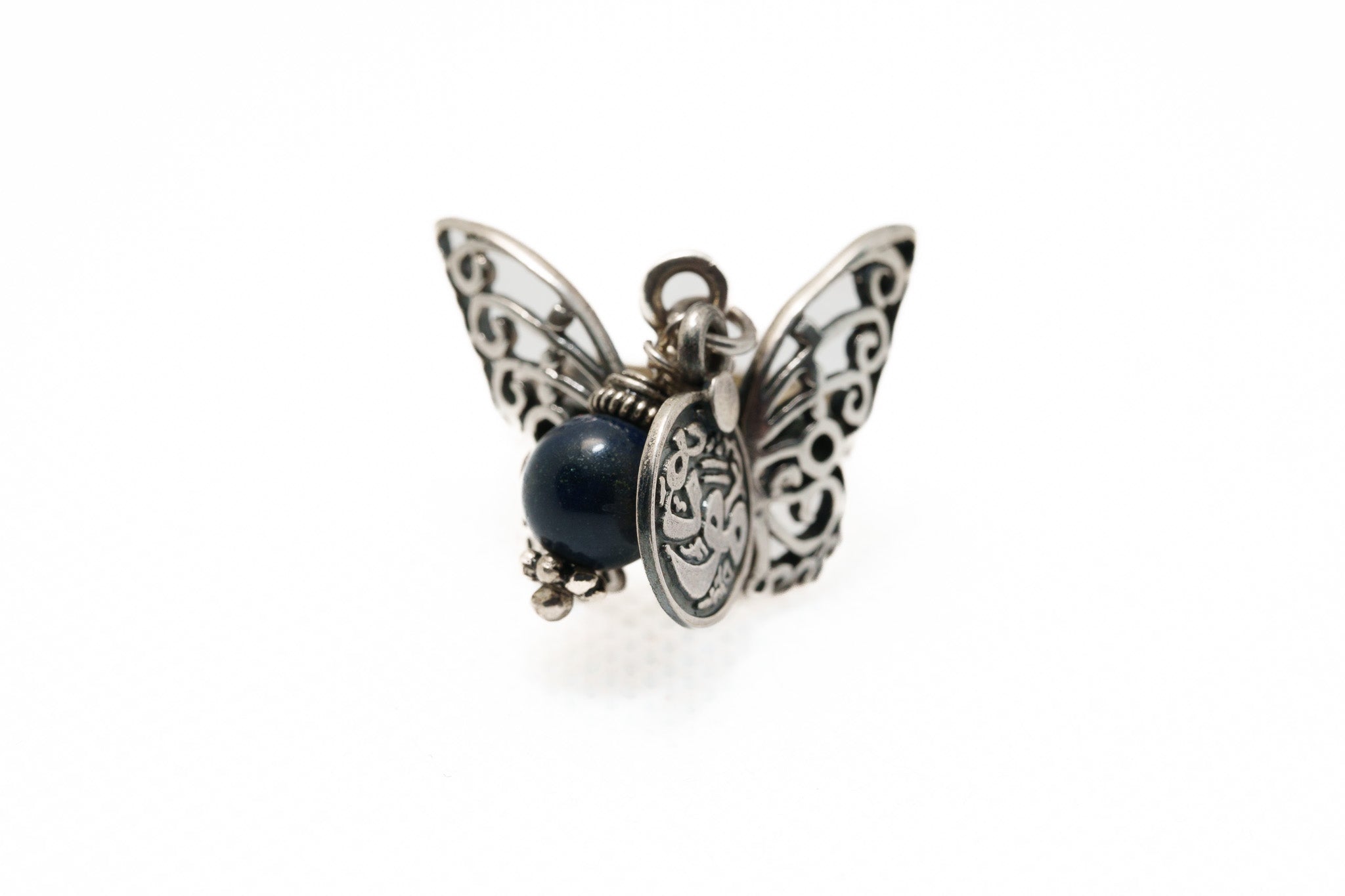 Midnight Guardian Butterfly Ring
