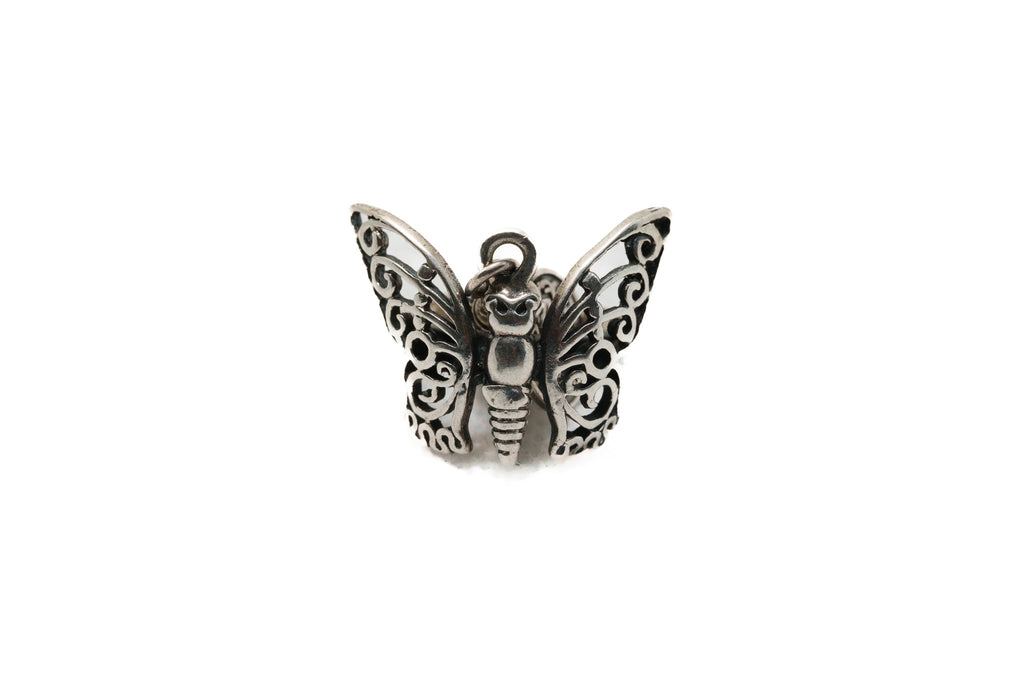 Midnight Guardian Butterfly Ring