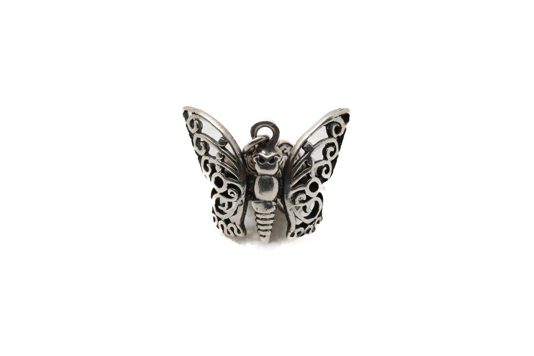 Midnight Guardian Butterfly Ring