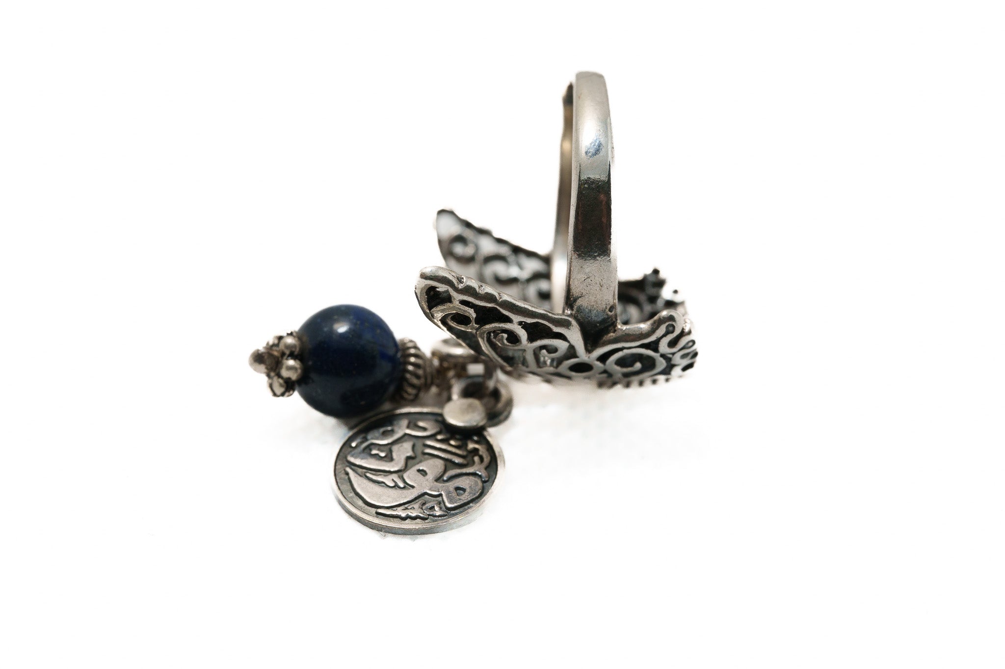 Midnight Guardian Butterfly Ring