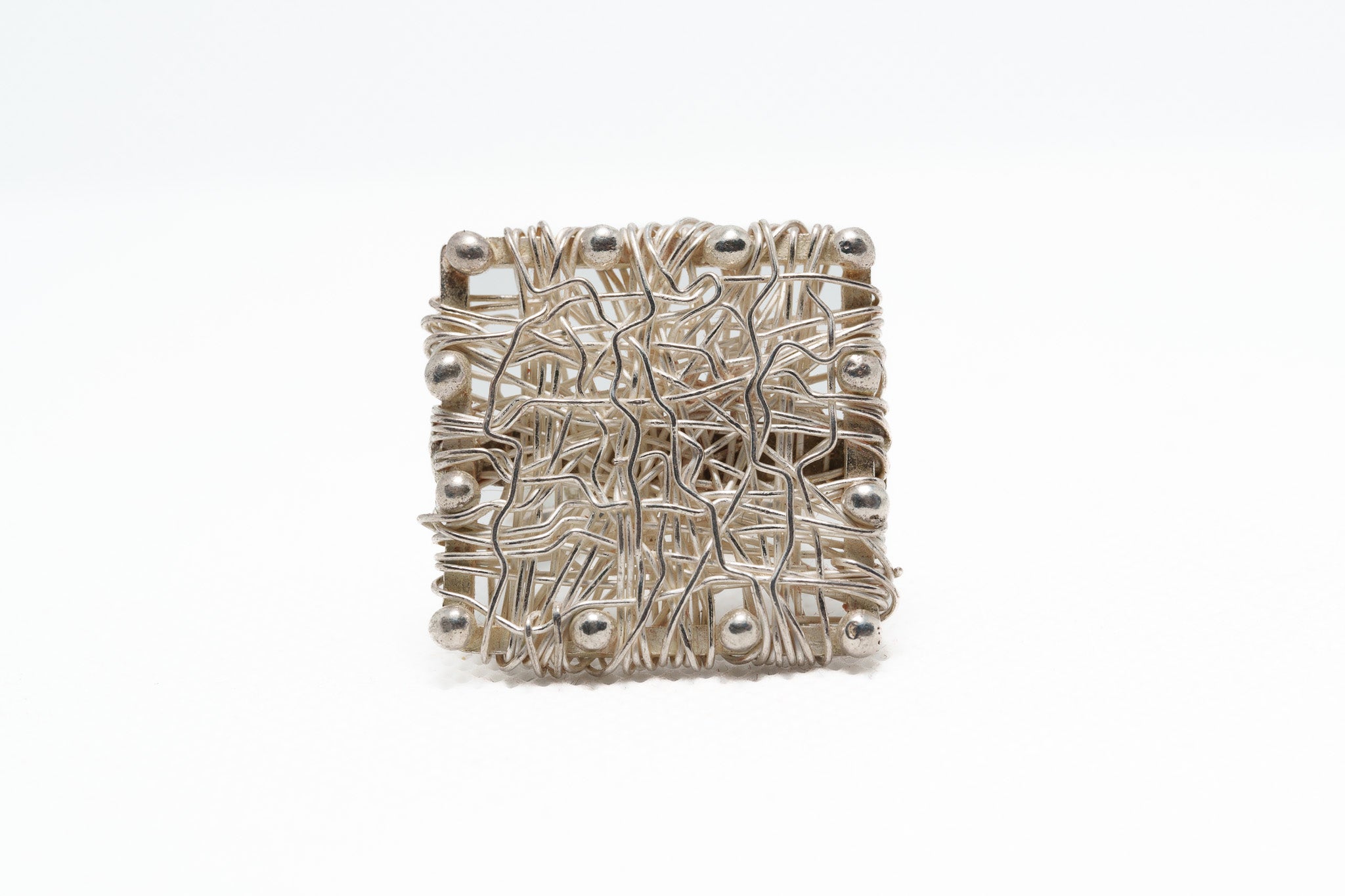 Silver Labyrinth Ring