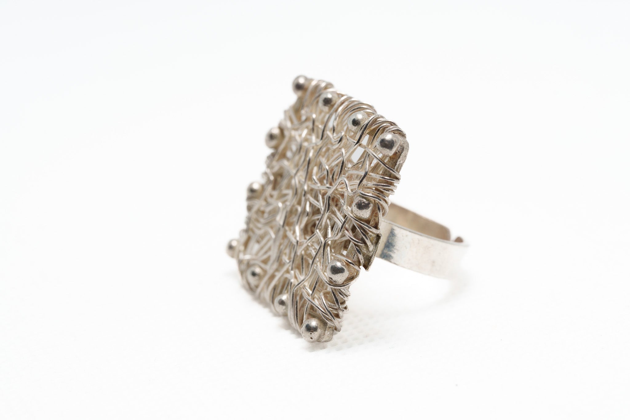 Silver Labyrinth Ring