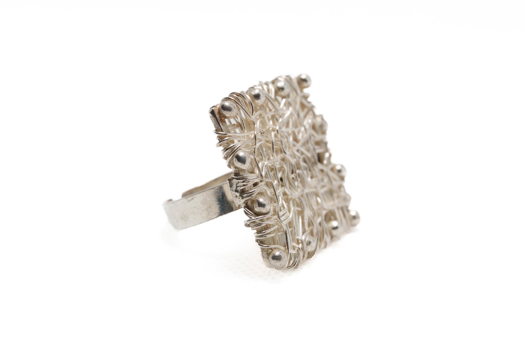 Silver Labyrinth Ring