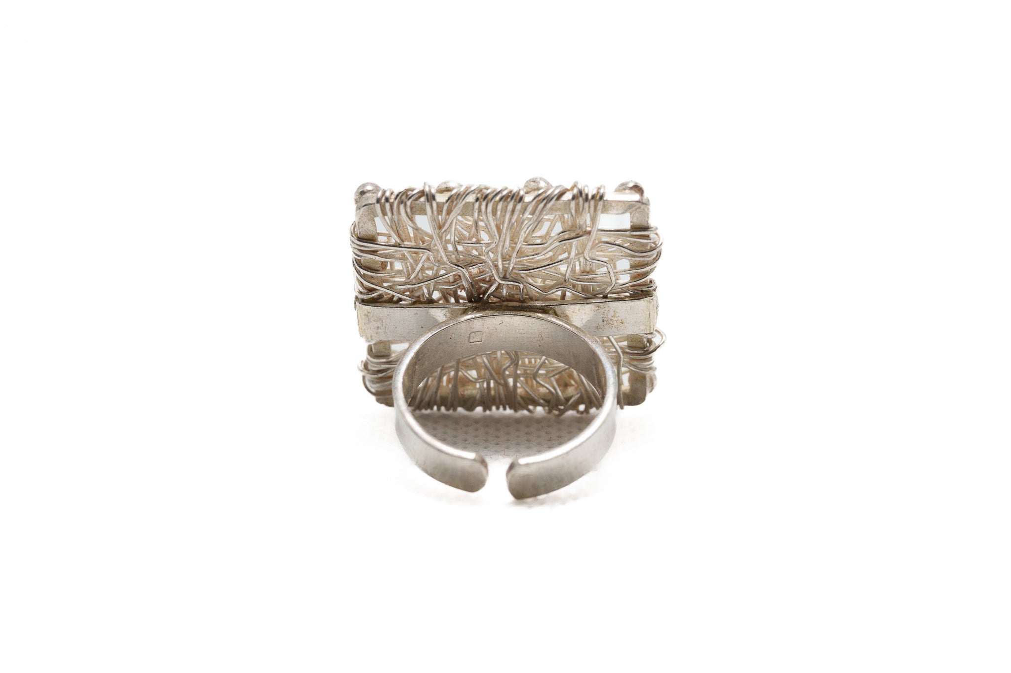 Silver Labyrinth Ring