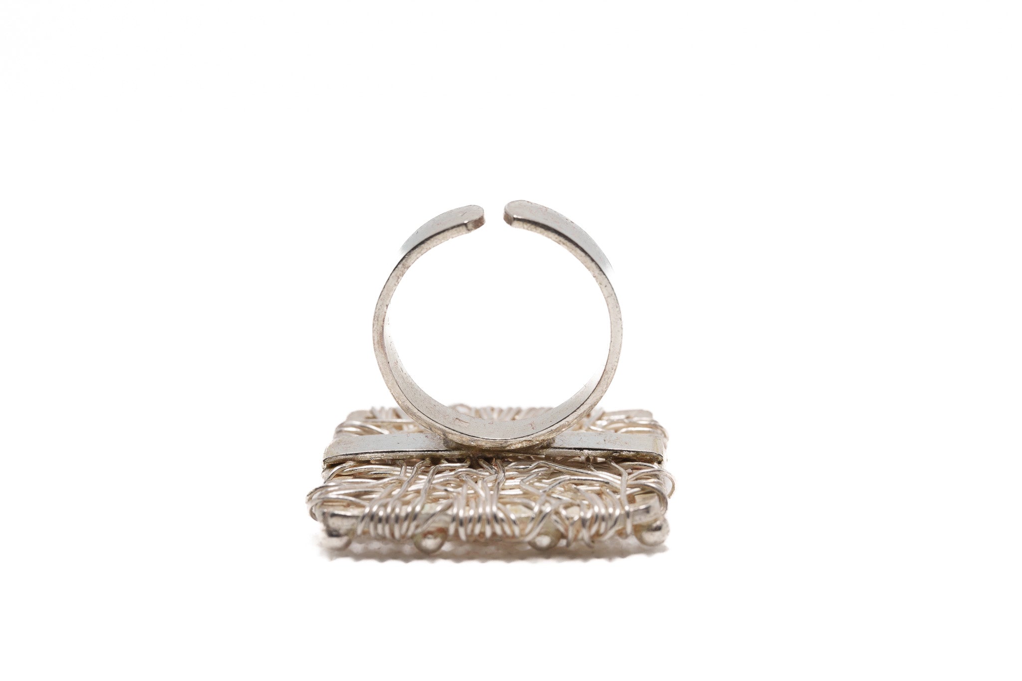 Silver Labyrinth Ring