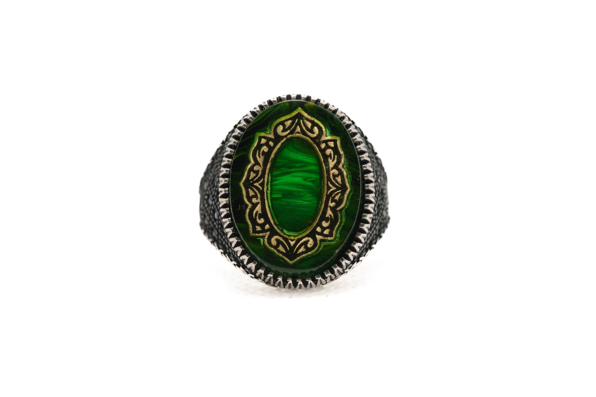 Emerald Throne Signet Ring