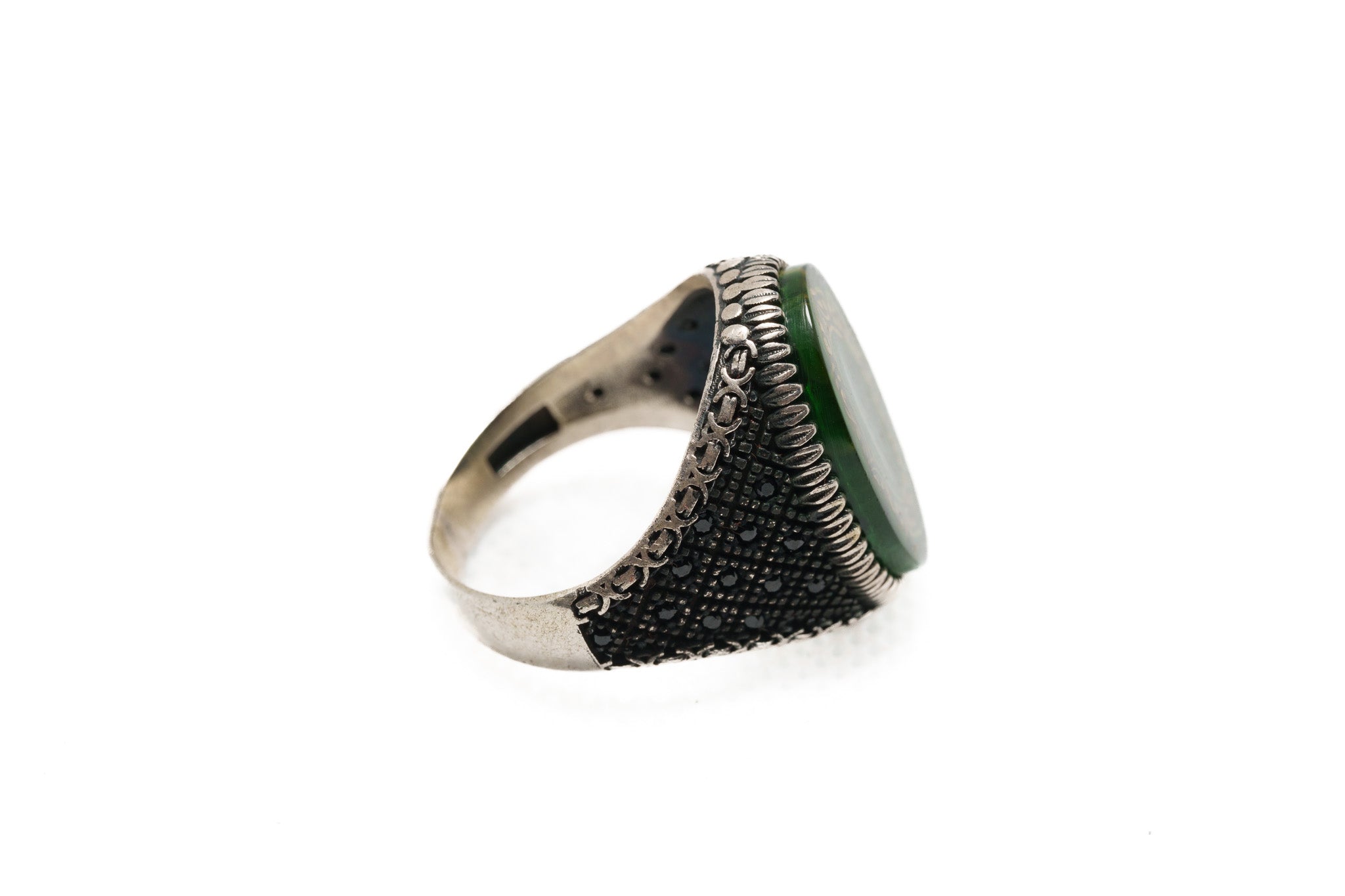 Emerald Throne Signet Ring