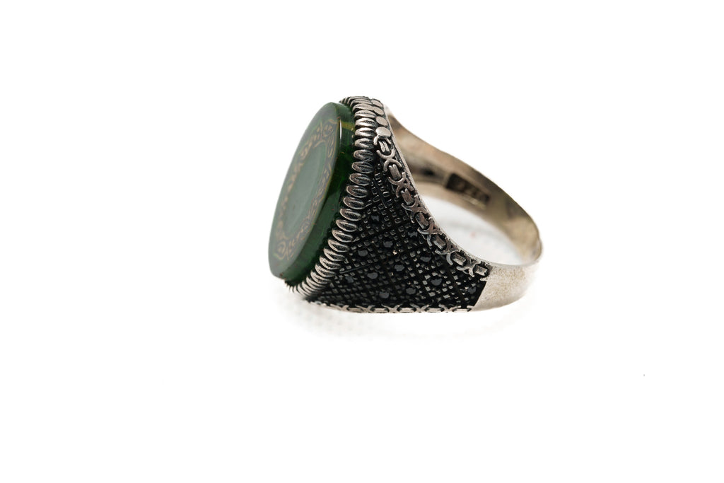 Emerald Throne Signet Ring
