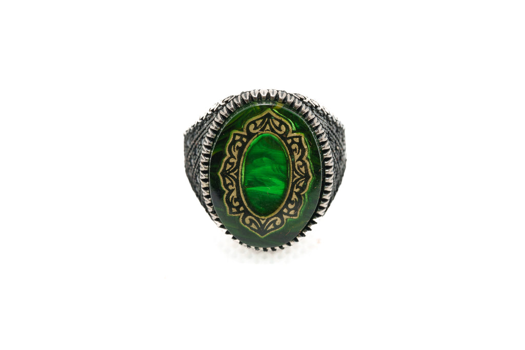 Emerald Throne Signet Ring