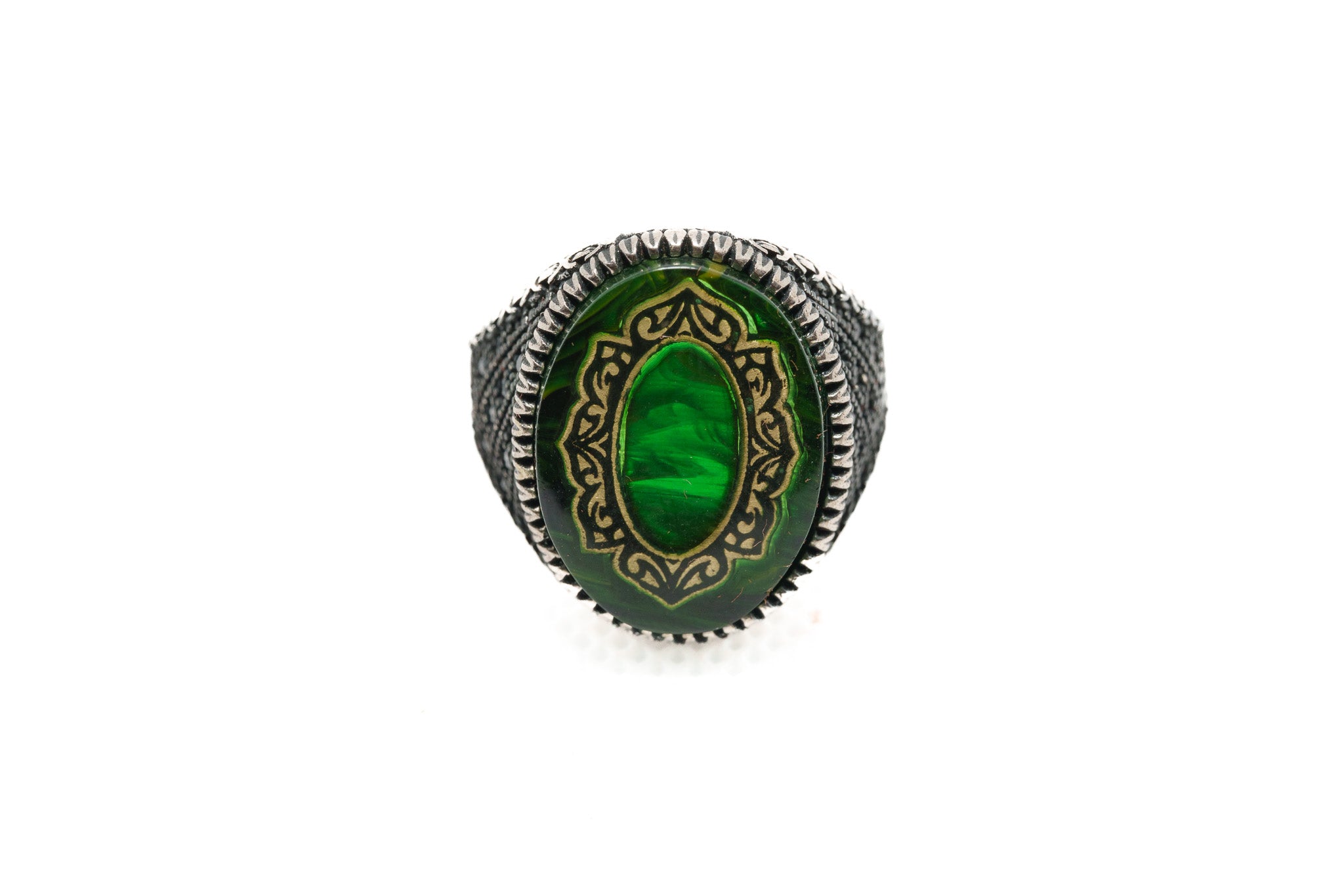Emerald Throne Signet Ring
