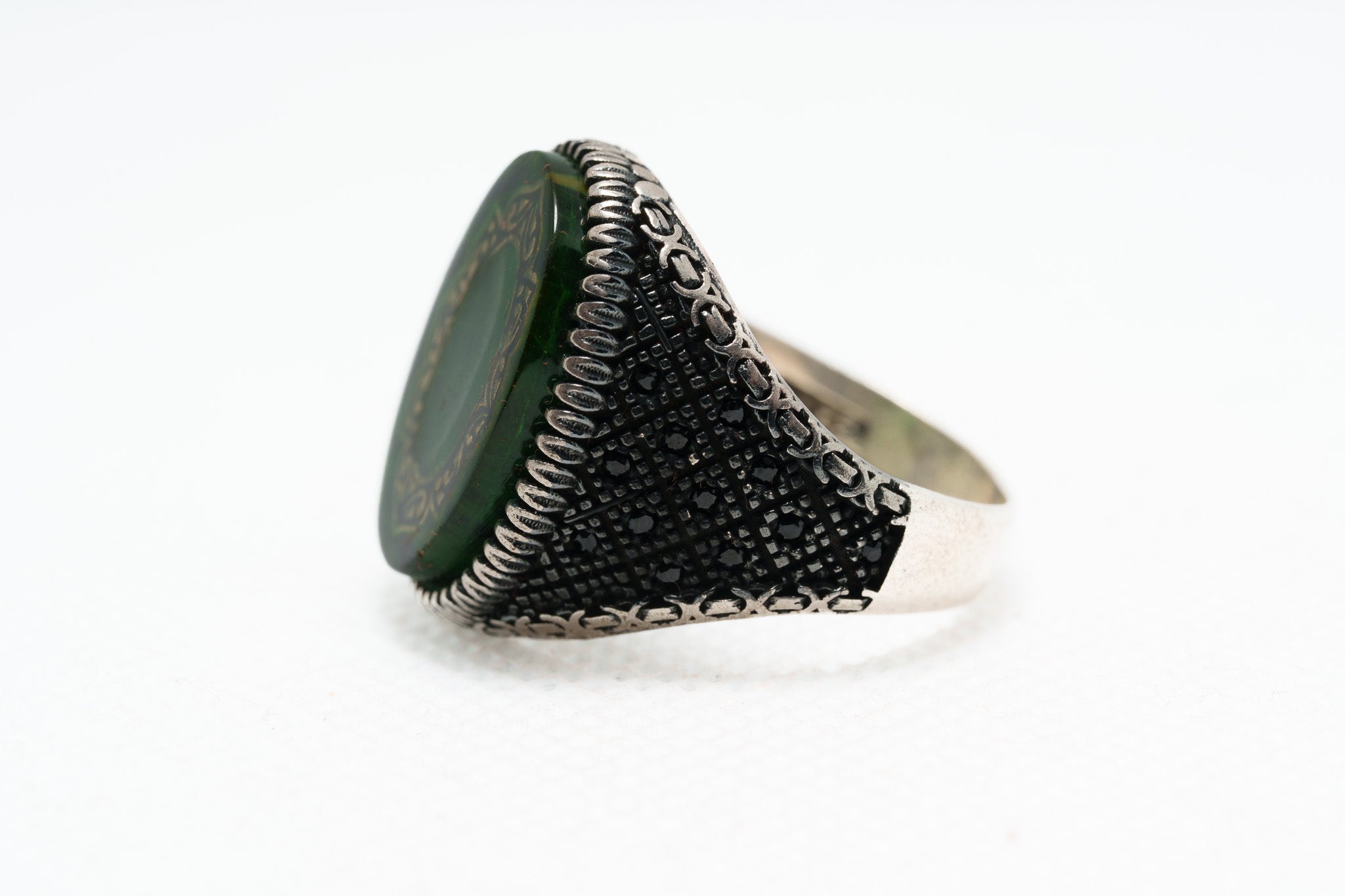 Emerald Throne Signet Ring