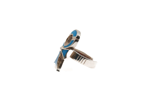 Azure Ankh Ring