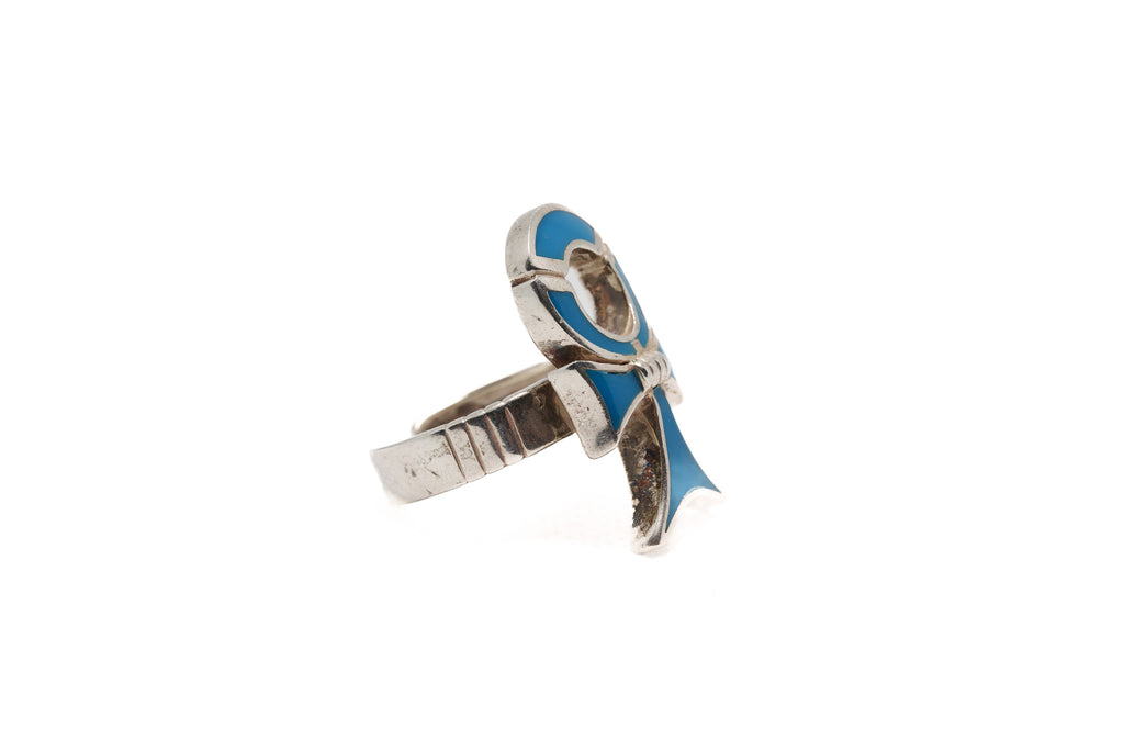 Azure Ankh Ring