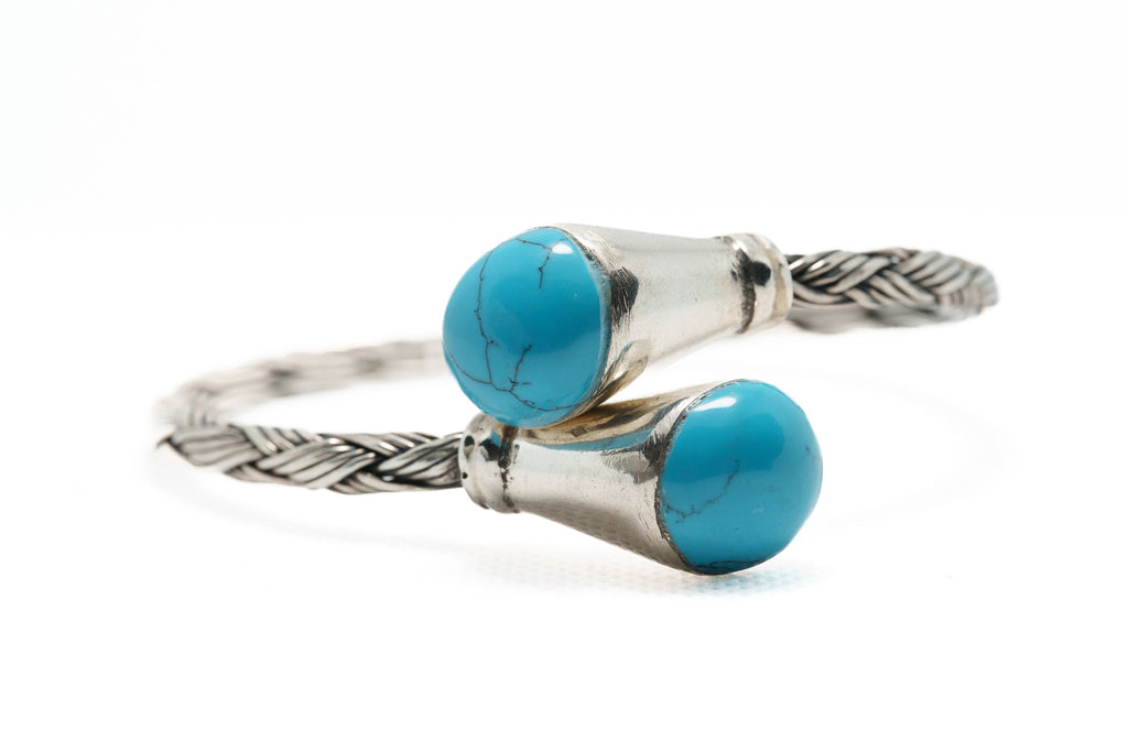 Nile Twin Turquoise Cuff