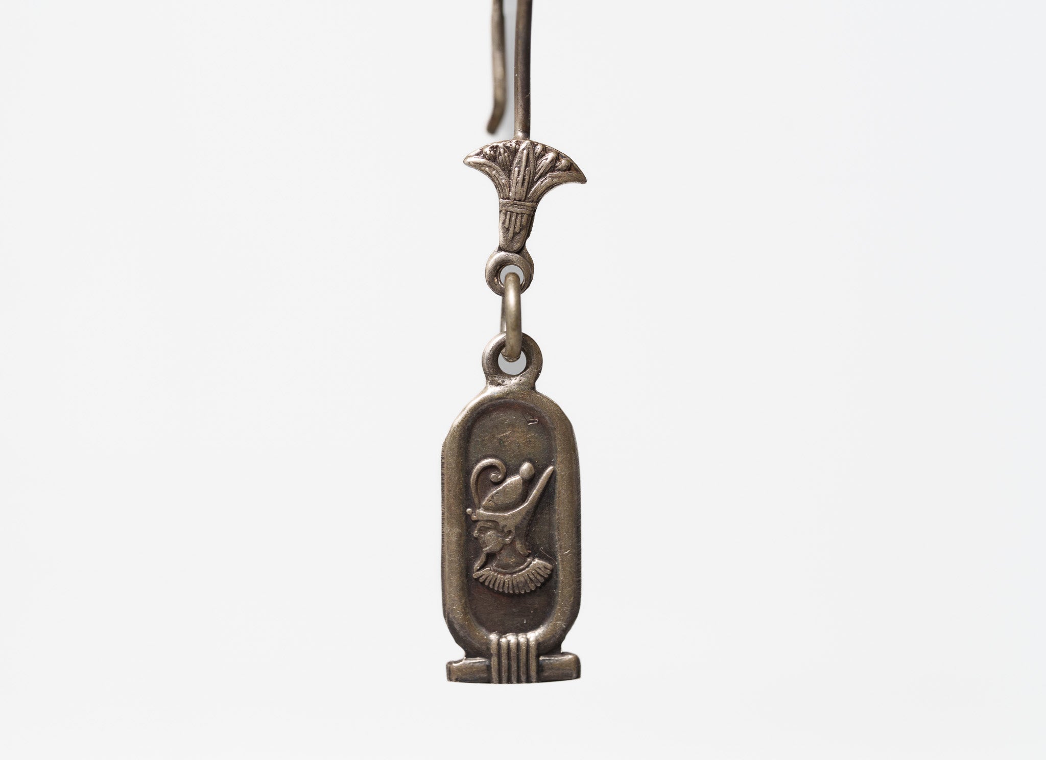 Cartouche of Ramses II Silver Earrings