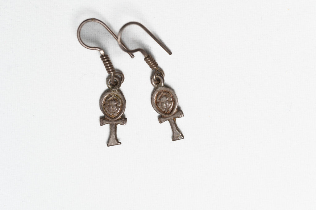 The Ankh Key of Life Earrings