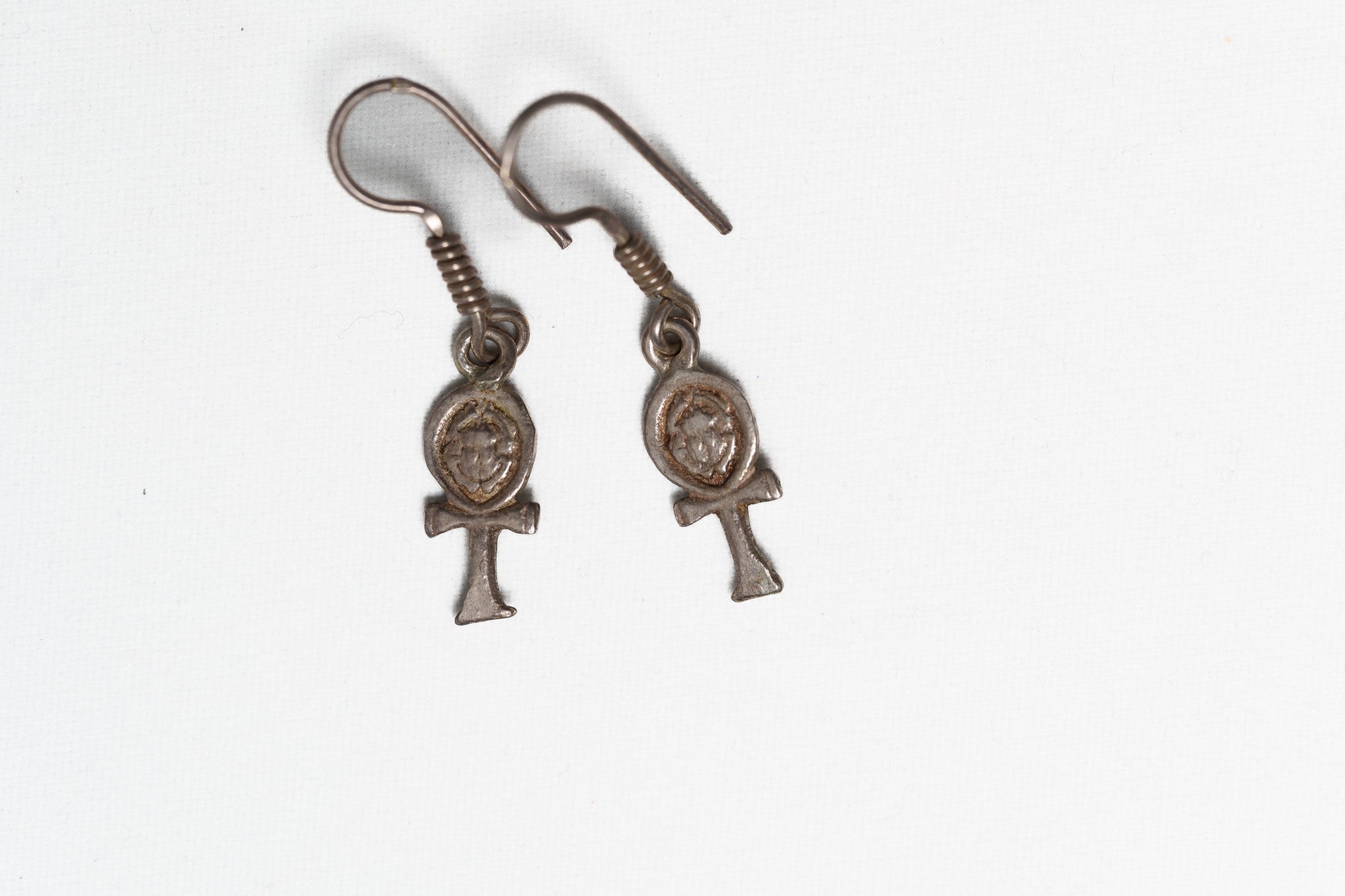 The Ankh Key of Life Earrings