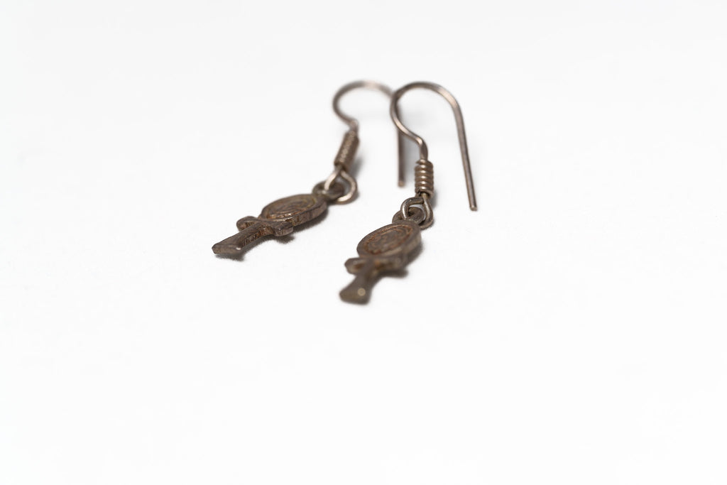 The Ankh Key of Life Earrings