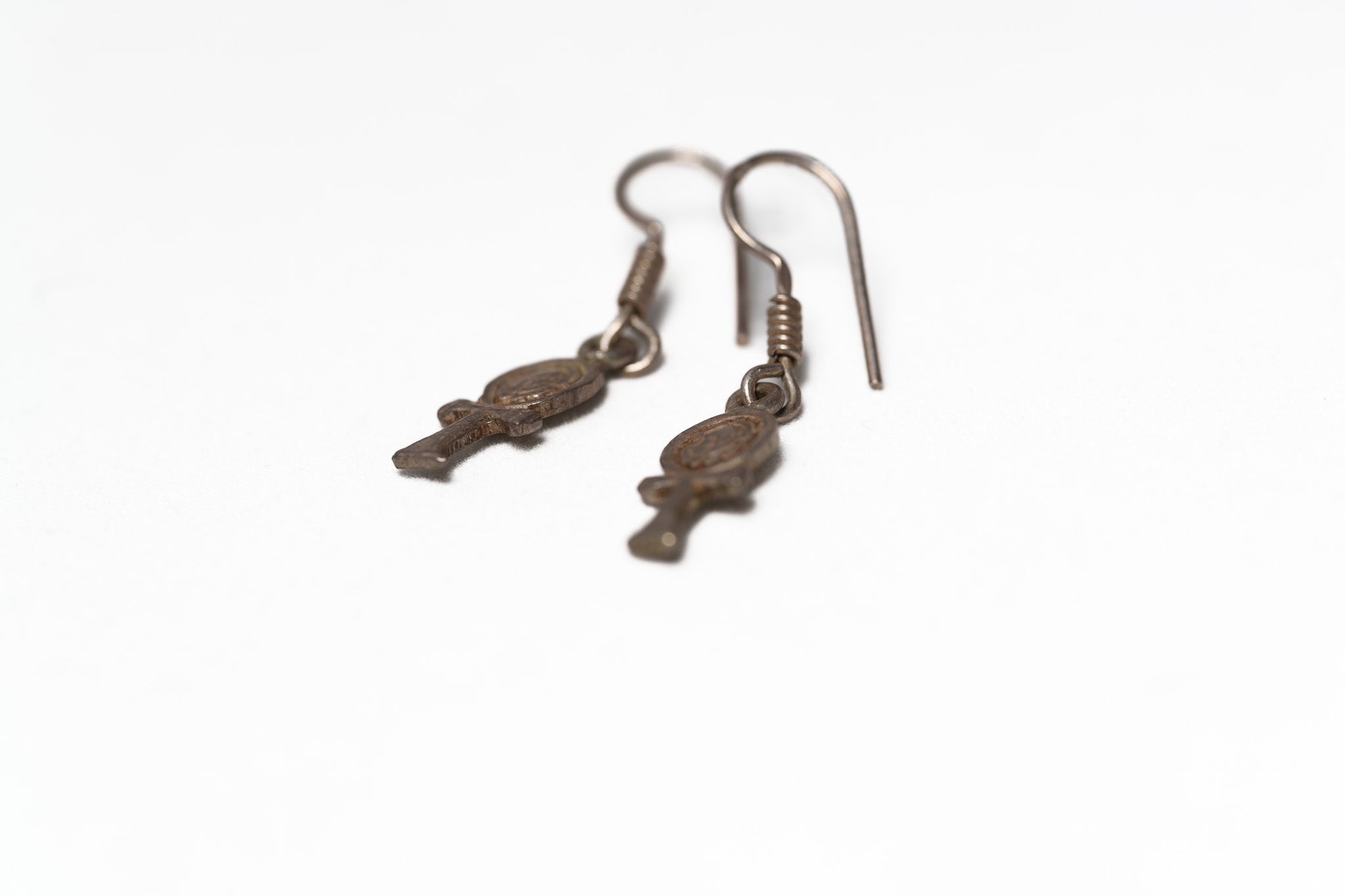 The Ankh Key of Life Earrings