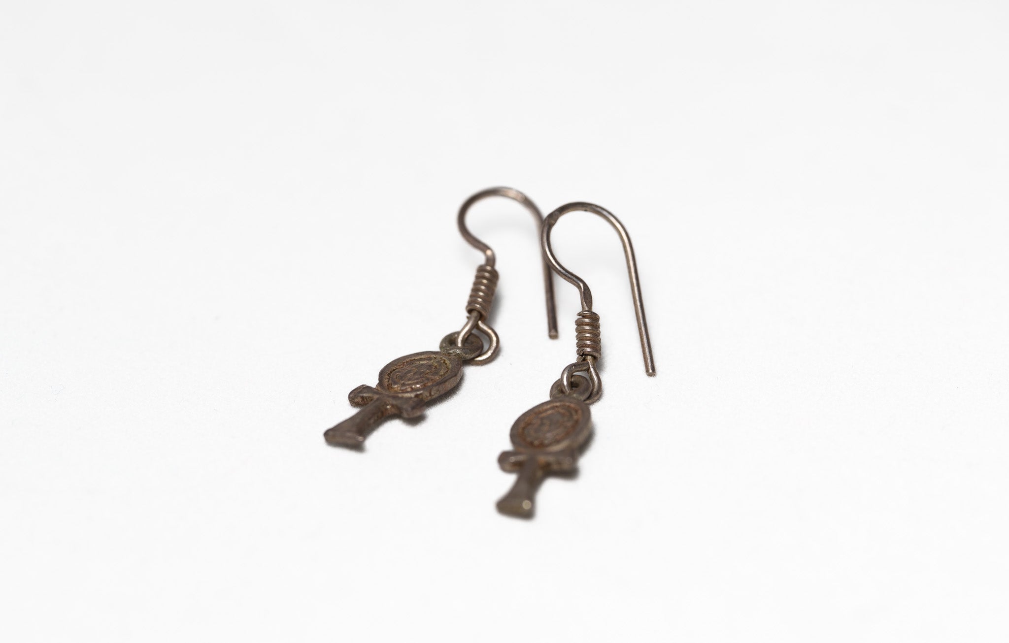 The Ankh Key of Life Earrings