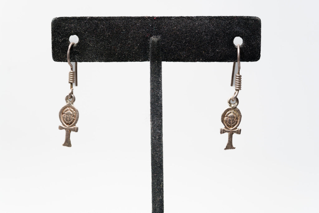 The Ankh Key of Life Earrings