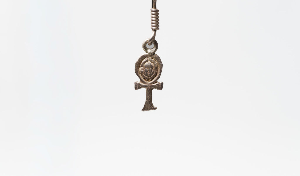 The Ankh Key of Life Earrings