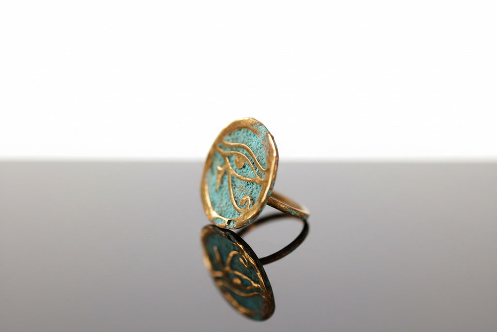 Gold All seing eye of Horus