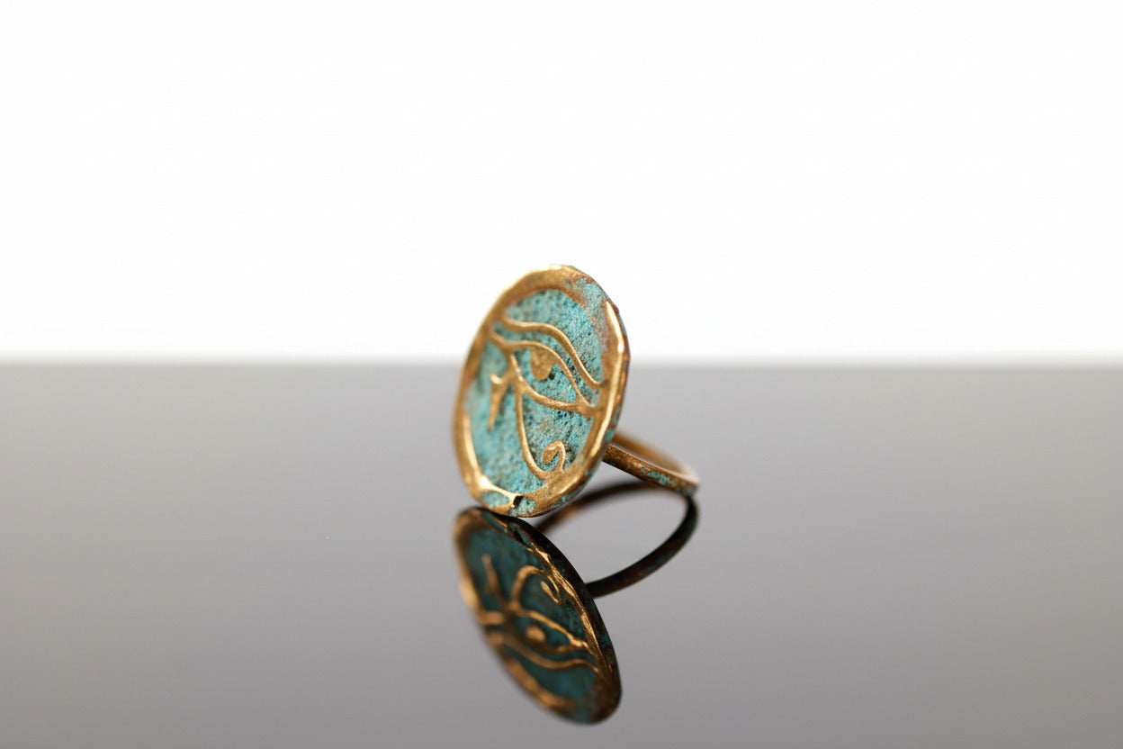 Gold All seing eye of Horus