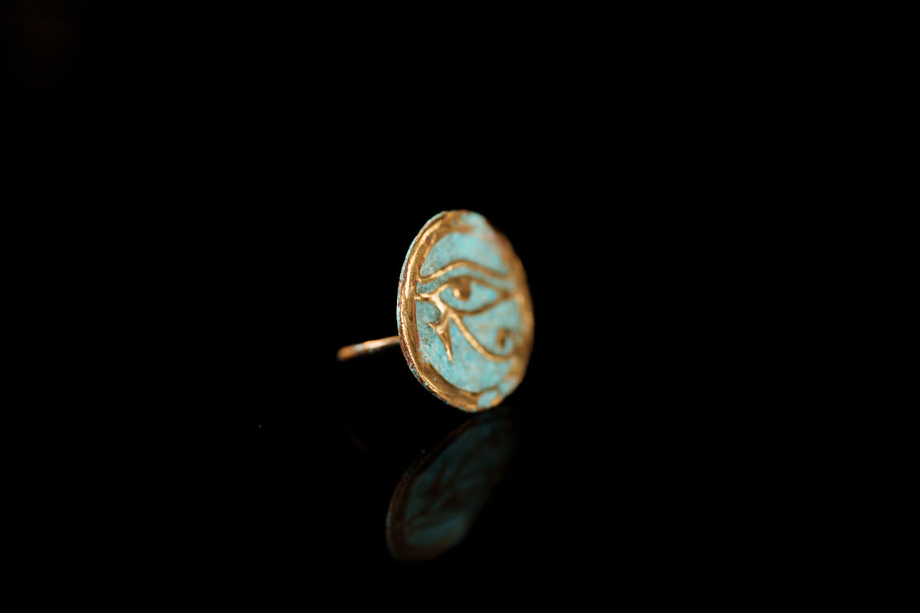 Gold All seing eye of Horus