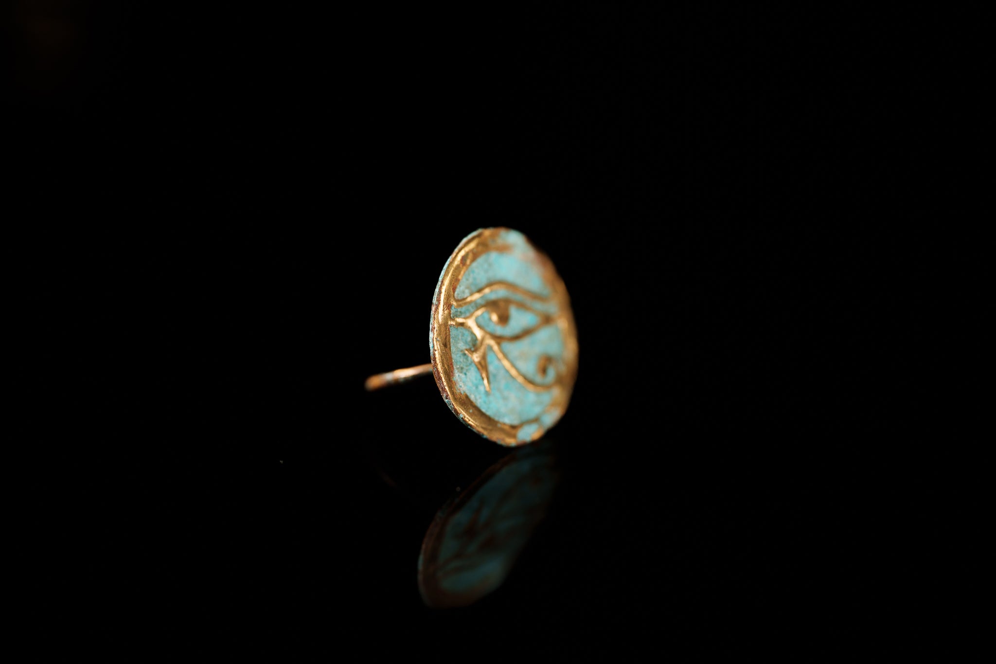 Gold All seing eye of Horus