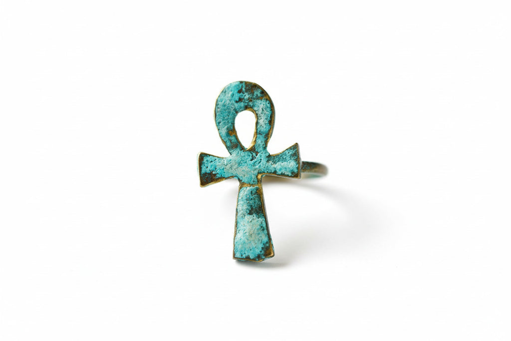 Key of Life Patina Ring