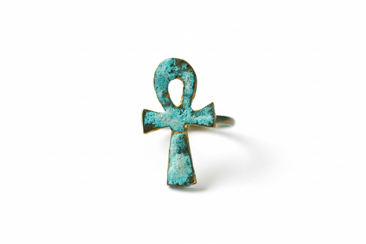 Key of Life Patina Ring