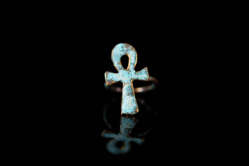 Key of Life Patina Ring