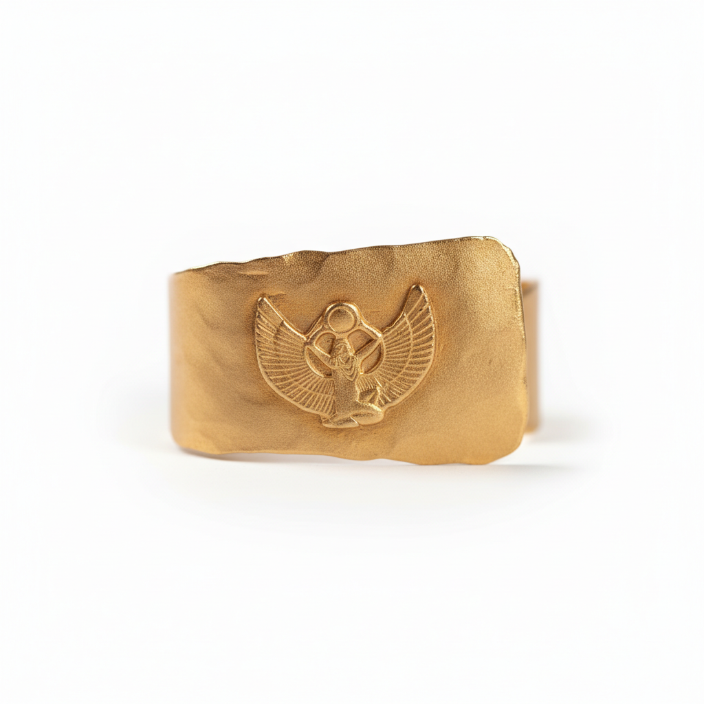 Wings of Isis Signet Ring