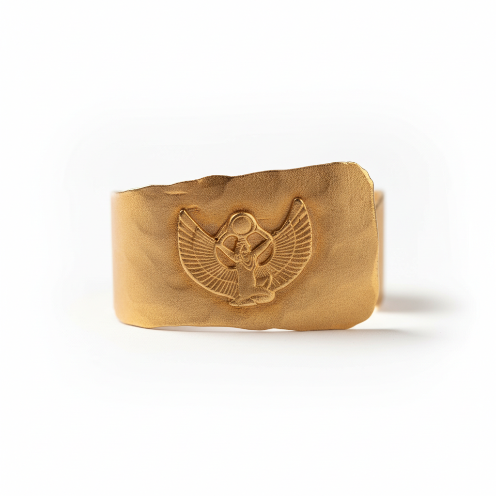 Wings of Isis Signet Ring