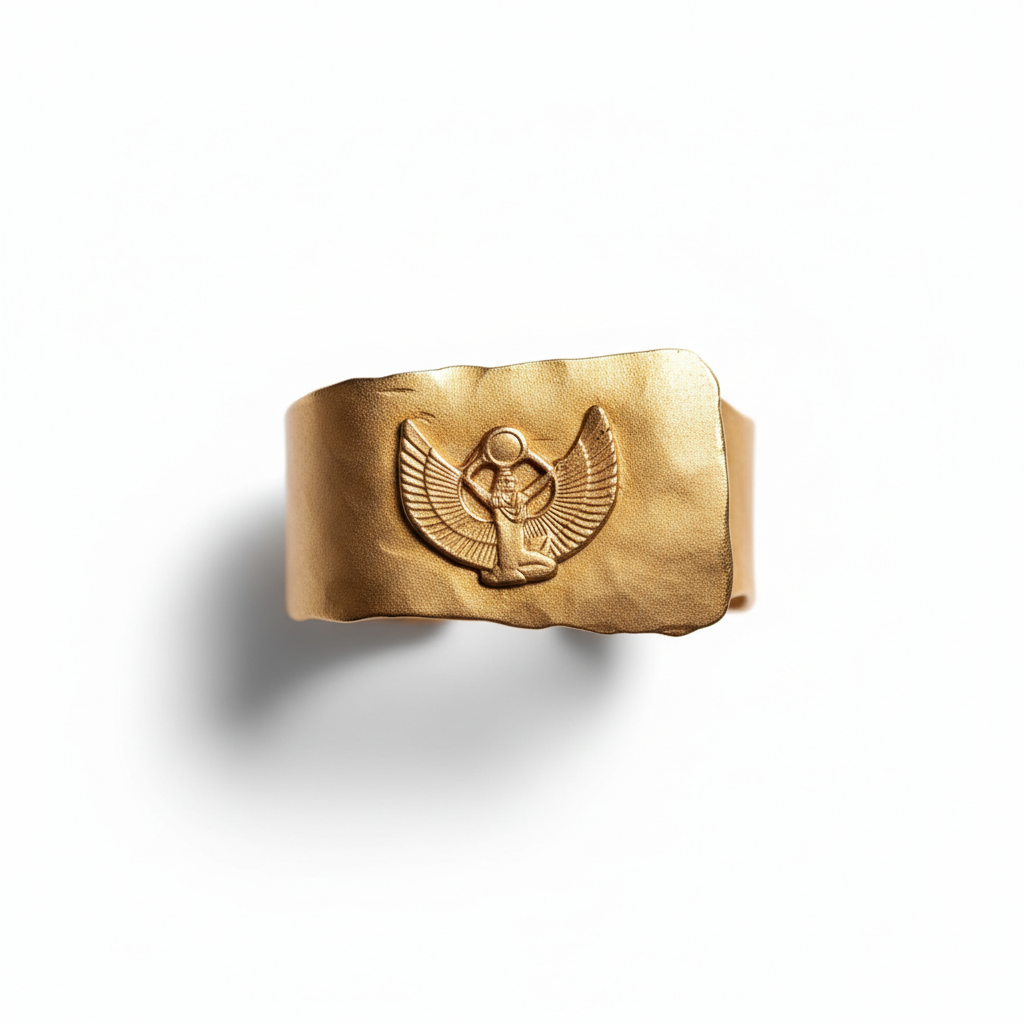 Wings of Isis Signet Ring